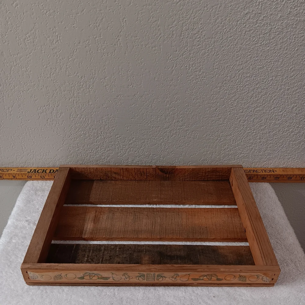 Rustic Wooden Bath Tray